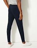 Slim Fit Cotton Blend Cuffed Joggers