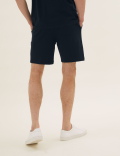 Pure Cotton Drawstring Jersey Shorts