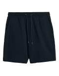 Pure Cotton Drawstring Jersey Shorts