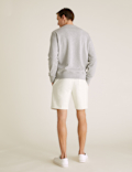 Pure Cotton Drawstring Jersey Shorts
