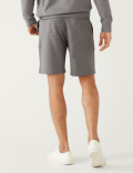 Pure Cotton Drawstring Jersey Shorts