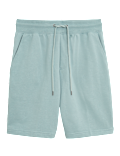 Pure Cotton Drawstring Jersey Shorts