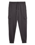 Cuffed Pure Cotton Cargo Joggers
