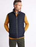 Cotton Rich Quilted Padded Gilet