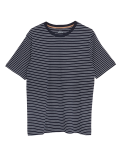 Pure Cotton Striped T-Shirt