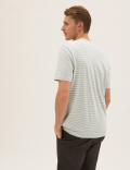 2 Pack Pure Cotton Striped T-Shirts