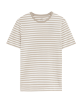 Pure Cotton Striped T-Shirt