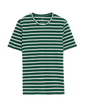 Pure Cotton Striped T-Shirt