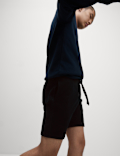 Pure Cotton Drawstring Jersey Shorts