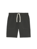 Pure Cotton Drawstring Jersey Shorts