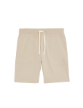 Pure Cotton Drawstring Jersey Shorts