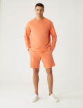 Pure Cotton Drawstring Jersey Shorts