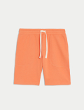 Pure Cotton Drawstring Jersey Shorts