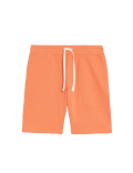 Pure Cotton Drawstring Jersey Shorts