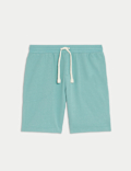Pure Cotton Drawstring Jersey Shorts
