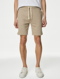Pure Cotton Drawstring Jersey Shorts