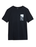 Pure Cotton Tokyo Print T-Shirt