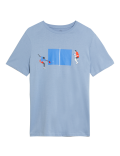 Pure Cotton Table Tennis Graphic T-Shirt
