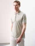 Pure Supima® Cotton Jacquard Polo Shirt