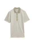Pure Supima® Cotton Jacquard Polo Shirt