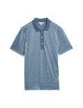 Pure Supima® Cotton Jacquard Polo Shirt
