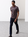 Pure Supima® Cotton Geometric Polo