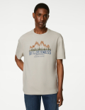Relaxed Fit Pure Cotton Wilderness T-Shirt