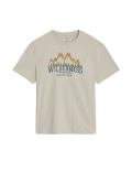 Relaxed Fit Pure Cotton Wilderness T-Shirt