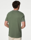 Pure Cotton Tipped T-Shirt