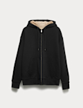 Cotton Rich Fleece Lined Hoodie