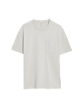 Pure Cotton Midweight Pocket T-shirt
