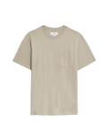 Pure Cotton Midweight Pocket T-shirt