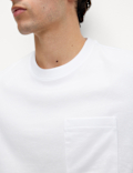 Pure Cotton Midweight Pocket T-shirt
