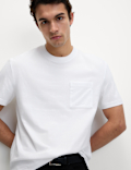 Pure Cotton Midweight Pocket T-shirt