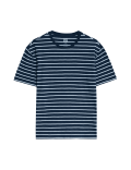 Pure Cotton Striped T-Shirt
