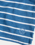 Pure Cotton Striped T-Shirt