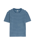 Pure Cotton Striped T-Shirt
