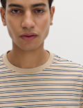 Relaxed Fit Cotton Rich Stripe T-Shirt