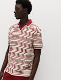 Relaxed Fit Cotton Rich Textured Polo Shirt