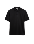 Pure Cotton Textured Polo Shirt