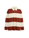 Pure Cotton Striped Rugby Shirt
