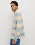 Pure Cotton Striped Rugby Shirt