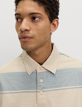 Pure Cotton Striped Rugby Shirt