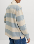 Pure Cotton Striped Rugby Shirt