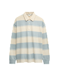 Pure Cotton Striped Rugby Shirt
