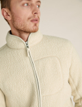 Zip Up Sherpa Fleece Jacket