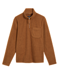 Recycled Half Zip Polar Fleece Top