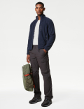 Fleece Zip Up Funnel Neck Jacket