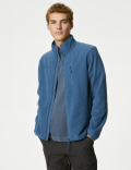 Fleece Zip Up Funnel Neck Jacket