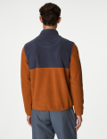 Half Zip Colour Block Micro Fleece